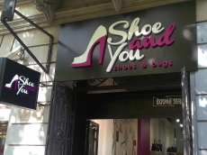 Alubond reklama sa 3D slovima - Firma: Shoe and Bags - Lokacija: Beograd