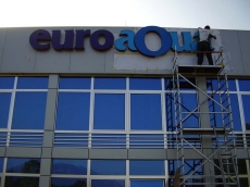 3d svetleca reklama - Firma: Euroaqua - Lokacija: Bol­je­vac