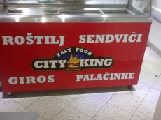 Brendiranje pulta - Firma: City King - Lokacija: Beograd