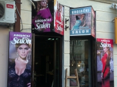 Reklamna tabla, lim i forex - Krojački salon -  Lokacija: Beograd