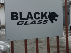 Tabla za firmu Alubond BlackGlass - Beograd