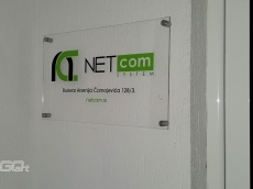 Tabla za firmu pleksiglas NetCom - Beograd