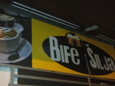  Reklamna tabla, pocinkovan lim - Firma: Bife Šilja - Lokacija: Beograd