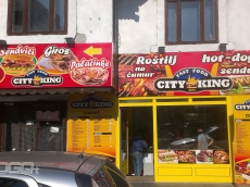 Reklamna tabla lexan -  Firma fast food City king - Lokacija: Beograd   