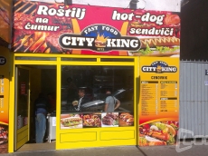 Reklamna tabla lexan -  Firma fast food City king - Lokacija: Beograd  