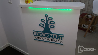 3D reklama od stirodura Logosmart - Beograd