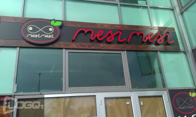 3d svetleća reklama -  firma picerija Mesi-Mesi Lokacija: Beograd