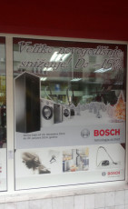 Brendiranje izloga - Firma: Bosch - Lokacija: Beograd