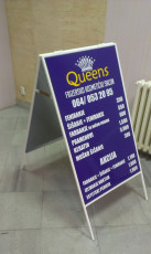 A tabla - Firma: Queens - Lokacija: Beograd