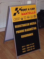 A tabla - Firma: Rent a car - Lokacija: Beograd