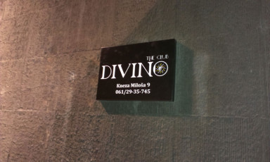 Reklamna tabla, alubond - Club Divino - Lokacija: Beograd