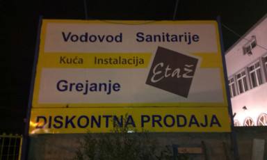 Reklamna tabla, alubond - Etaž - Lokacija: Beograd