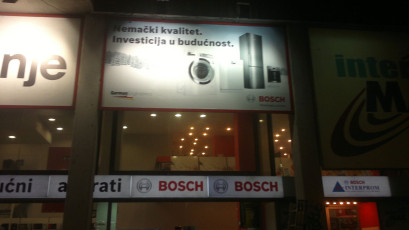 Reklamna tabla za firme, forex - Firma: Boch - Lokacija: Beograd