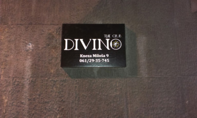 Reklamna tabla, alubond - Club Divino - Lokacija: Beograd