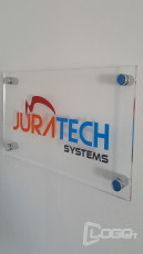 Tabla za firmu pleksiglas Jura Tech - Beograd