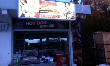 Svetleća reklama - Firma: Burger Plus - Lokacija: Beograd